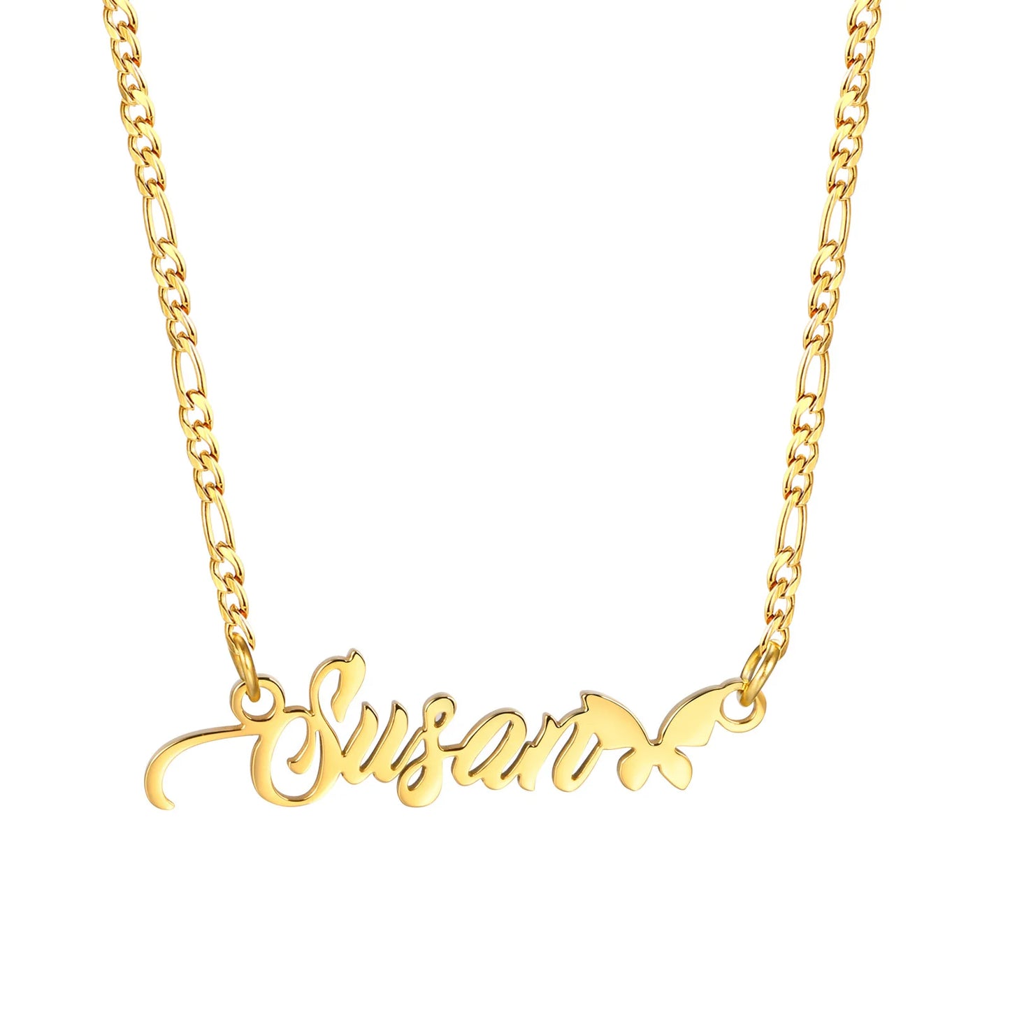 Custom Name Necklaces for Girls Boys (BABY), Stainless Steel