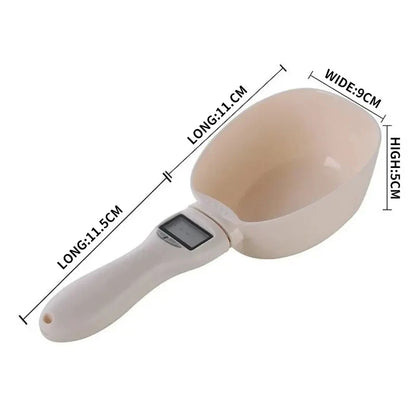 Pet Food Measuring Spoon Scale, Kitchen Digital Food Measuring