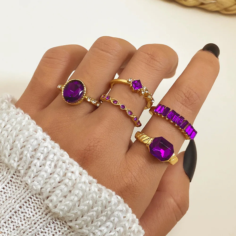 11 Pcs/Set Olive Branch Leaf Rings Set for Women FASHION GIFT