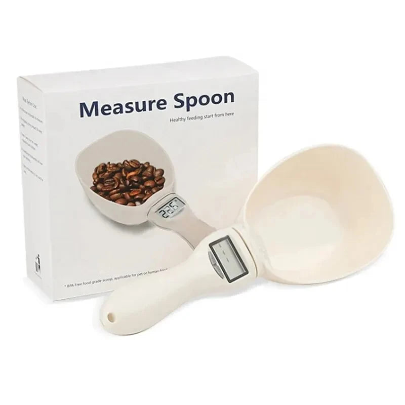 Pet Food Measuring Spoon Scale, Kitchen Digital Food Measuring