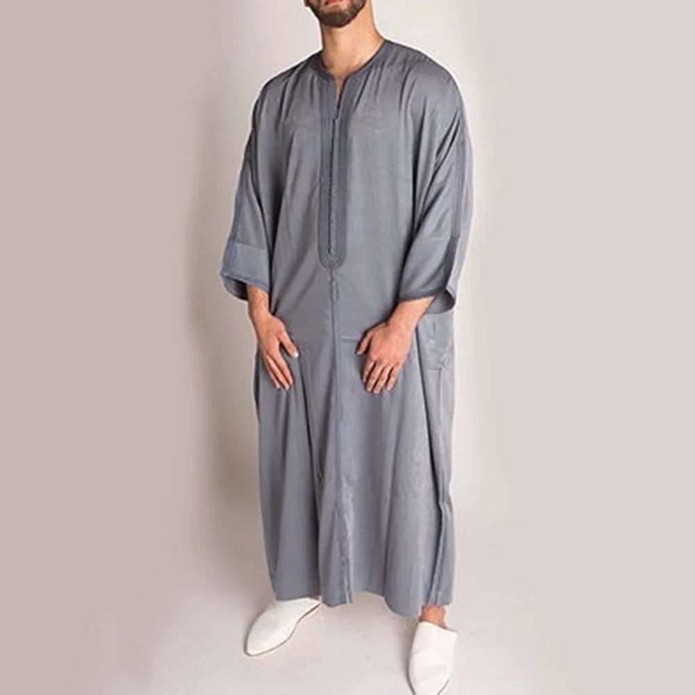 Eid cloth 2025 Men Arab Muslim Fashion Islamic Clothing Men