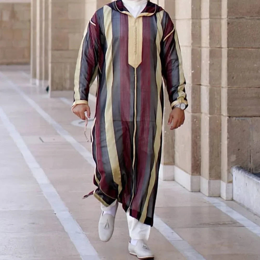 Eid cloth 2025 Men Arab Muslim Fashion Islamic Clothing Men