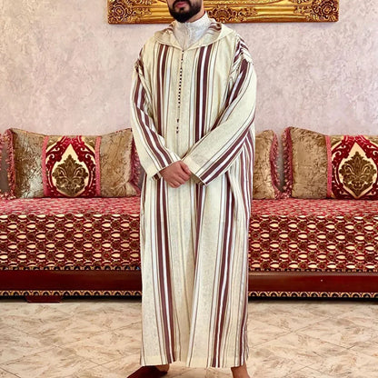 Eid cloth 2025 Men Arab Muslim Fashion Islamic Clothing Men