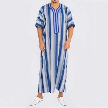 Eid cloth 2025 Men Arab Muslim Fashion Islamic Clothing Men