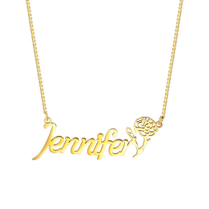 Custom Name Necklaces for Girls Boys (BABY), Stainless Steel